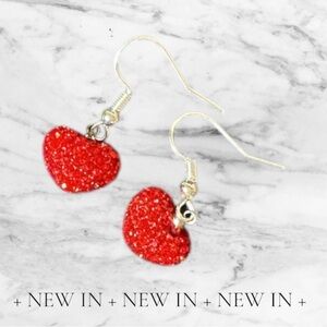 Red Heart Earrings